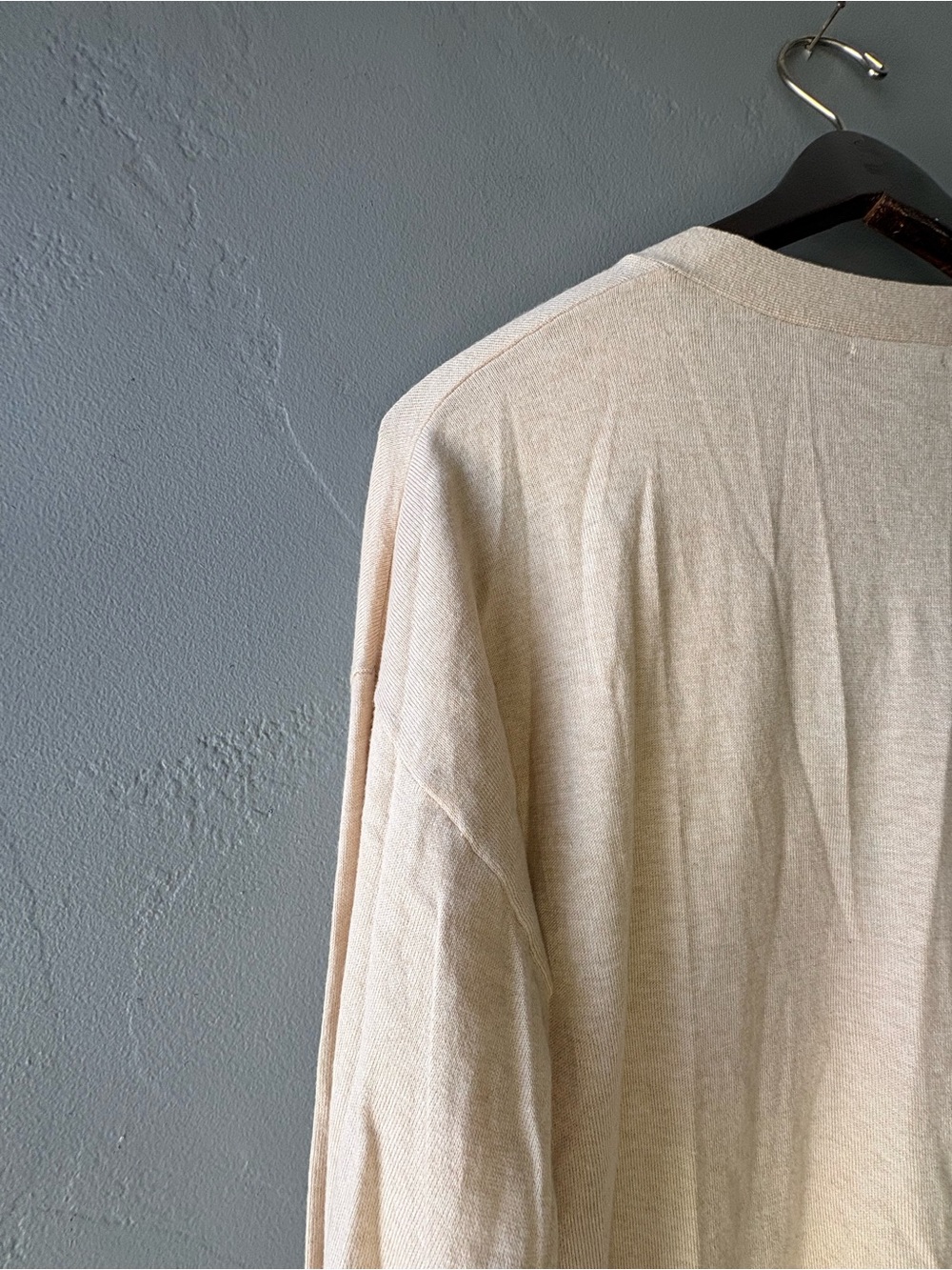 Quince Cream Cardigan ~ Size XL - Picture 10 of 12